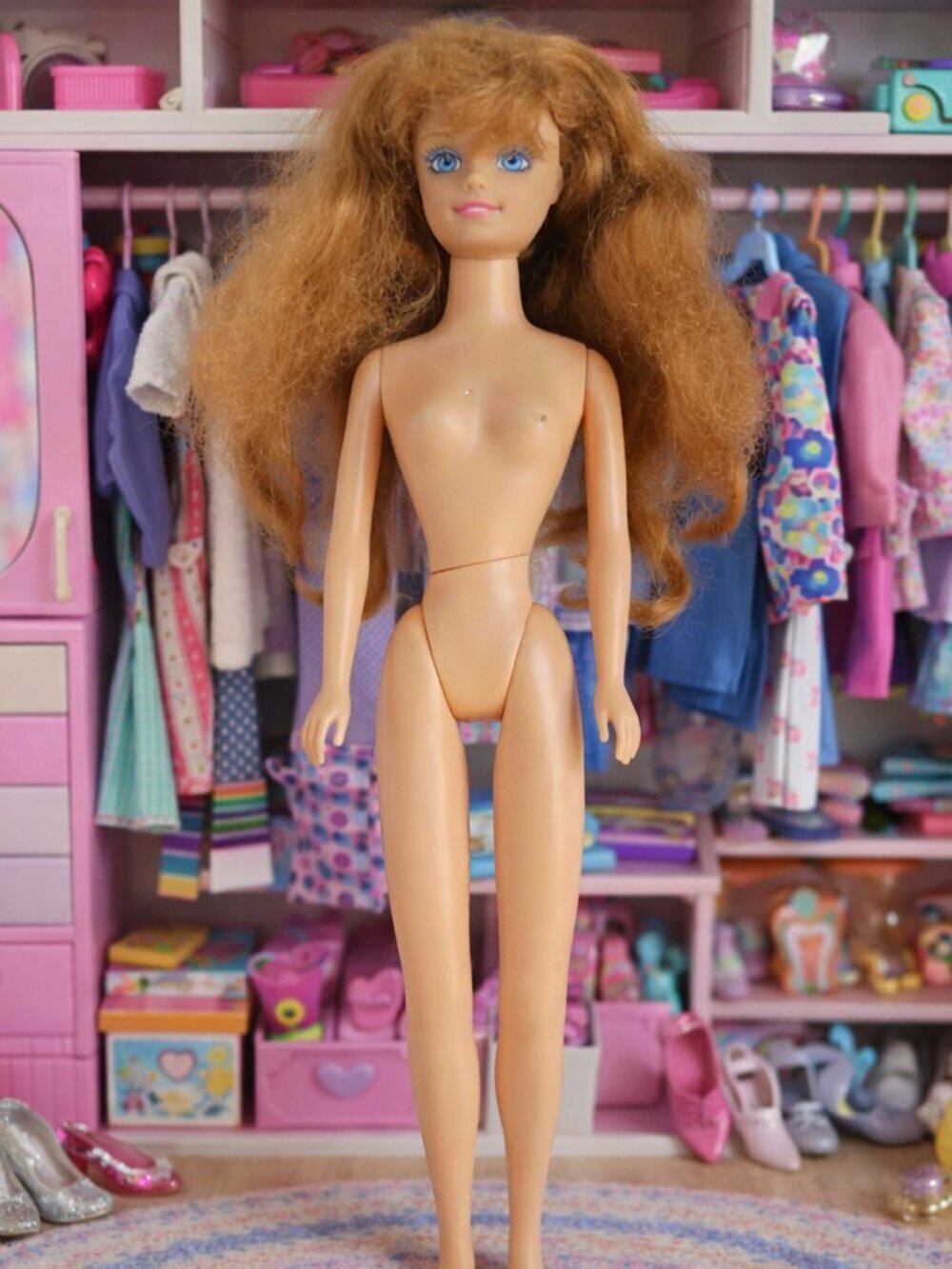 Hong Kong Women 11.5" Fashion Doll Strawberry Blonde Hollow Clone Archival Mod